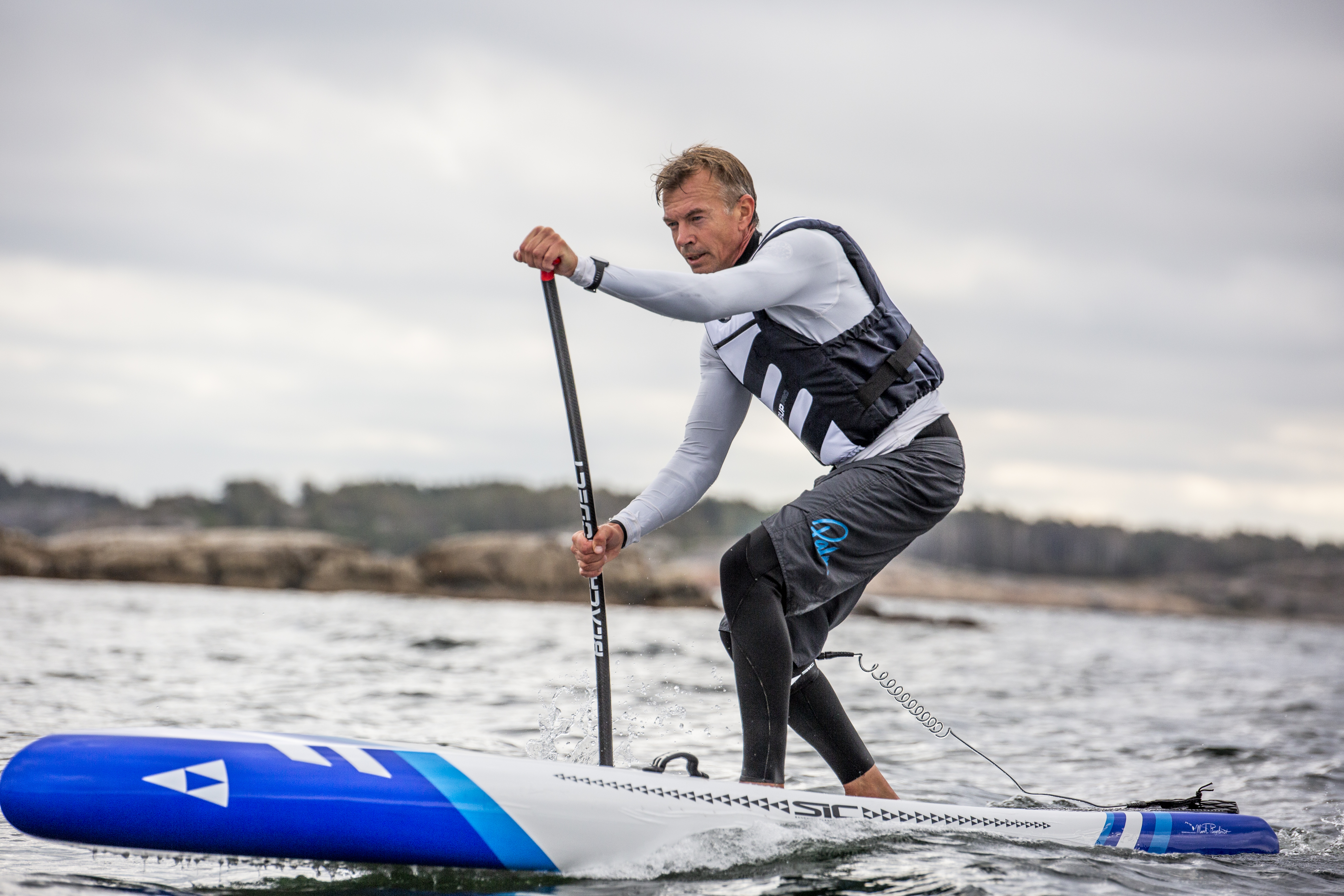 baltic SUP Pro 50N Schwimmweste weiß/marineblau foto 1
